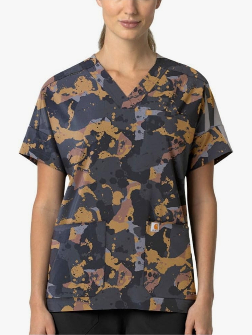 Carhartt Scrubs C13314 Women's Force® Cross-Flex Modern Fit Oversized V Size XL